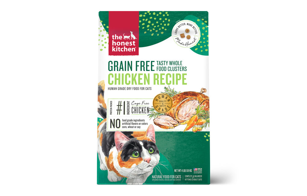 Honest Kitchen GF Whole Food Clusters Chicken Cat 4 lb