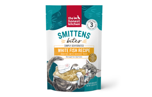 Honest Kitchen Smittens Whitefish Treats Cat 1.5 oz