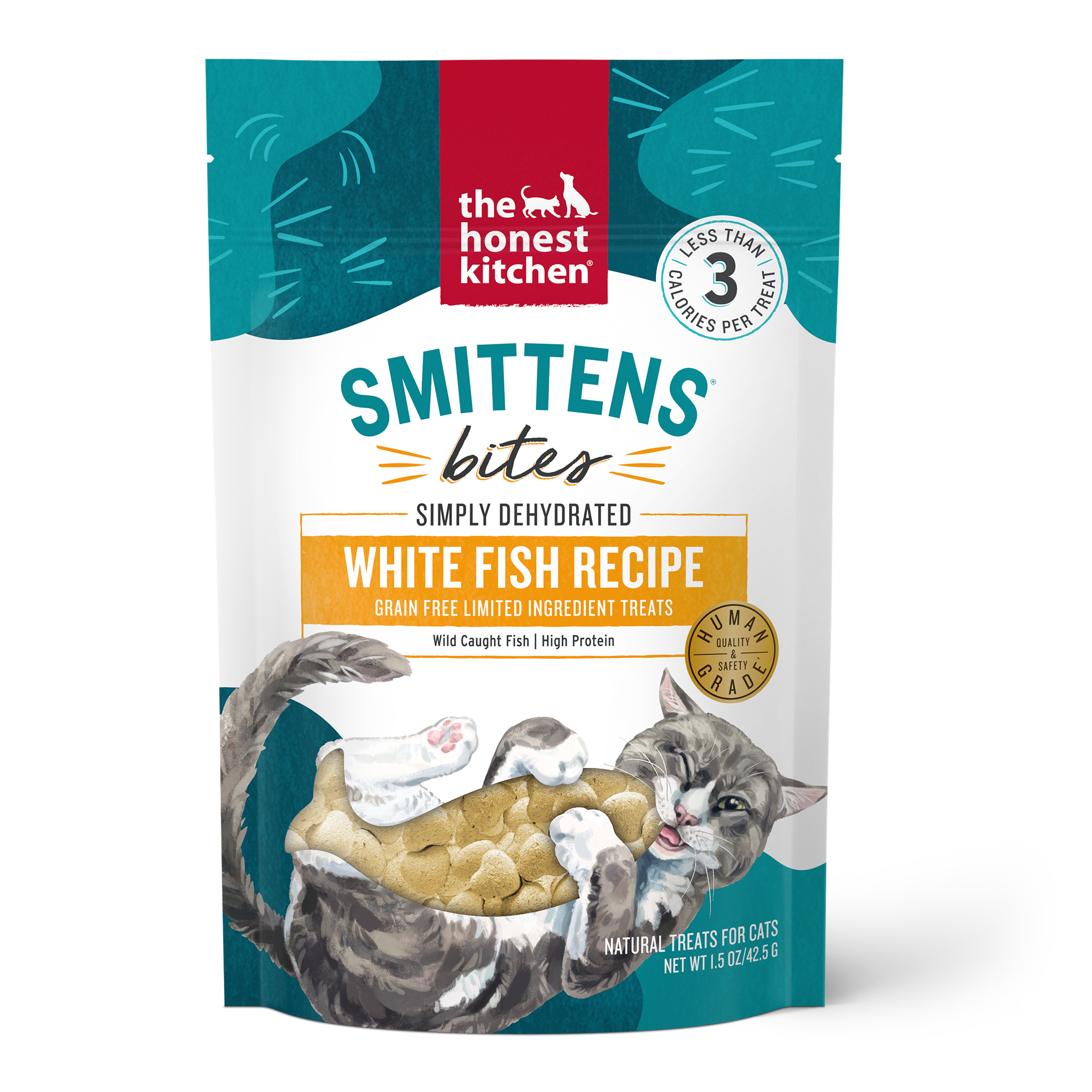 Honest Kitchen Smittens Whitefish Treats Cat 1.5 oz