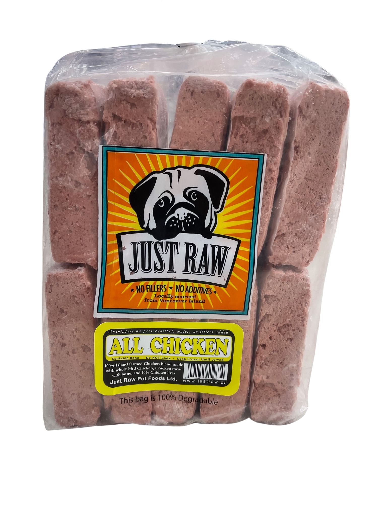Just Raw All Chicken 10 x 1lb