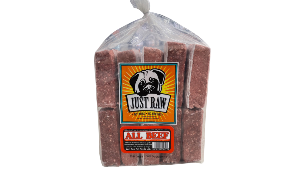 Just Raw All Beef 10 x 1lb