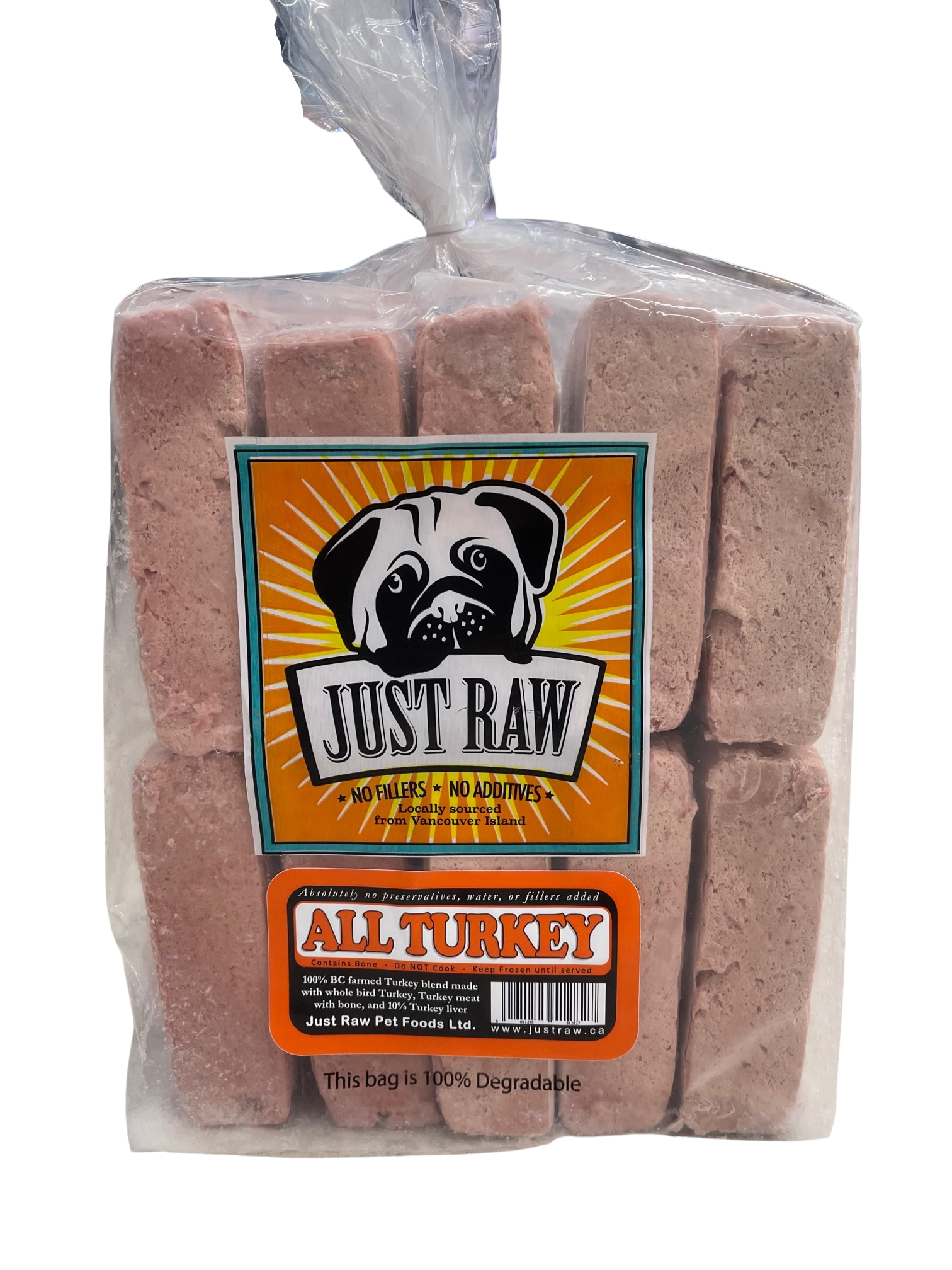 Just Raw All Turkey 10 x 1lb