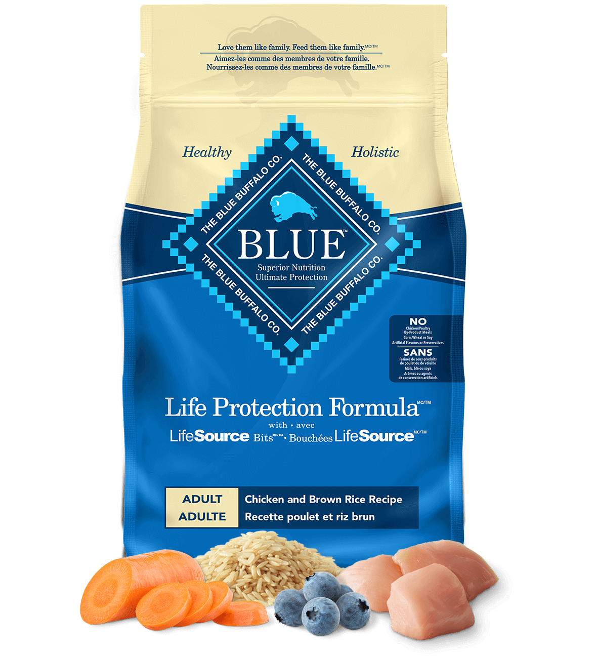Blue LPF Chicken & Brown Rice Dog 26 lb