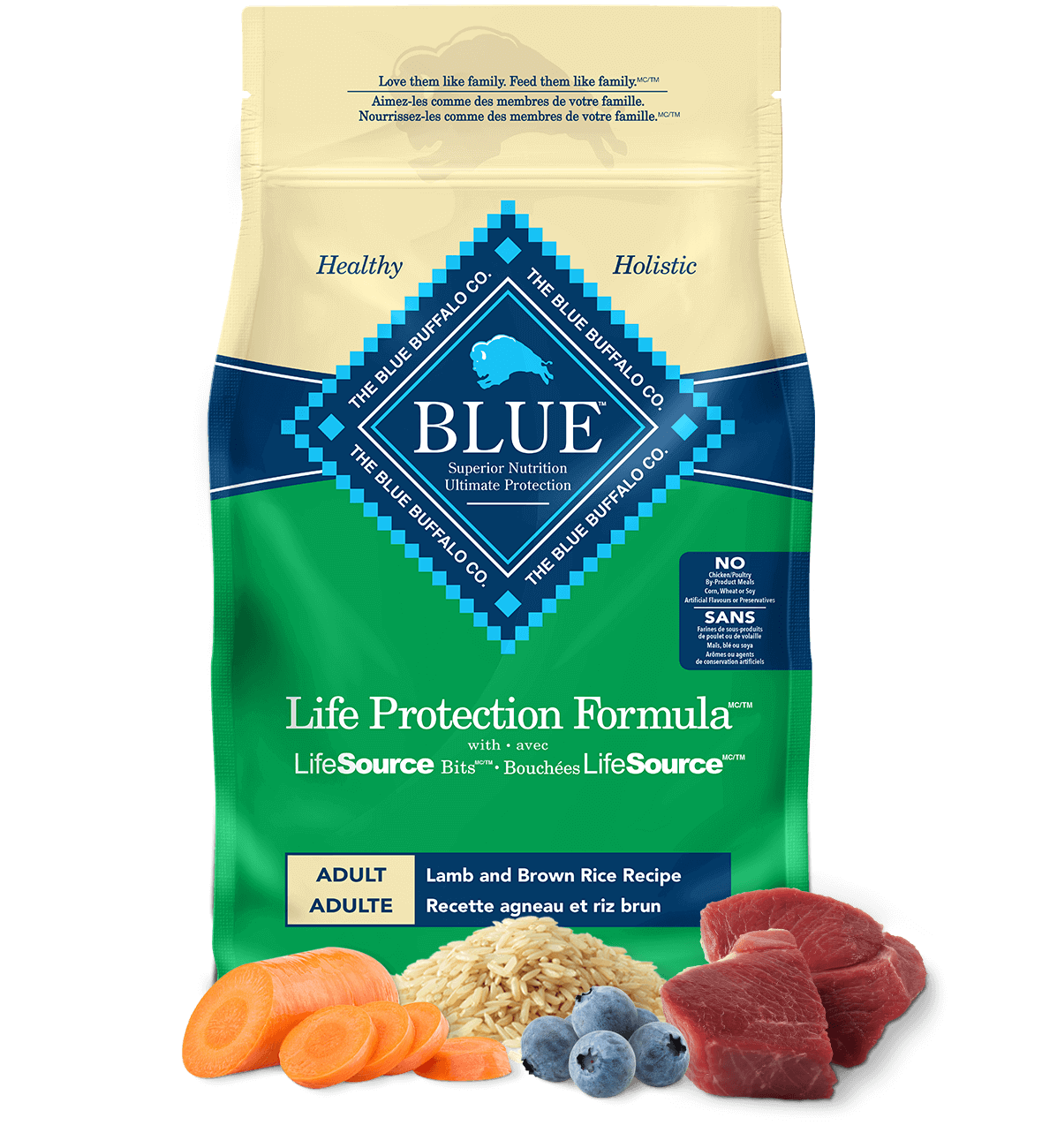 Blue LPF Lamb & Brown Rice Dog 26 lb