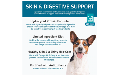 SquarePet Skin & Digestive Pork 10kg Dog