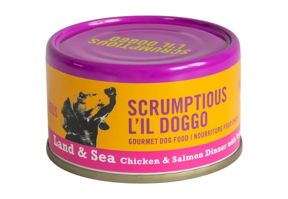 L'il Doggo Chicken & Salmon Dinner with Veggies in Gravy 3oz