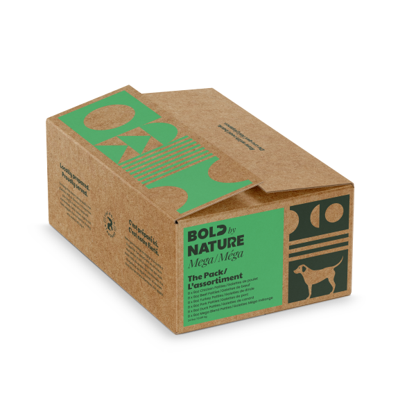 Bold by Nature Mega Blend Beef Chicken Duck Pork Turkey 24lb