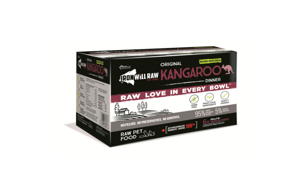 Iron Will Original Kangaroo Dinner 6x1lb