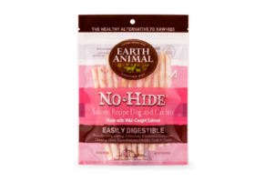 Earth Animal NoHide Chew Salmon Stix 10pk