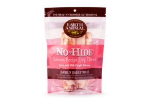 Earth Animal NoHide Chew Salmon Medium 2pk