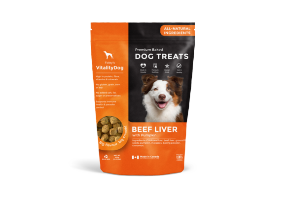 Foley Vitality Beef Liver & Pumpkin 400gm