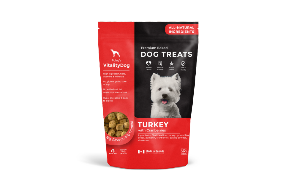 Foley Vitality Turkey & Cranberry 400gm