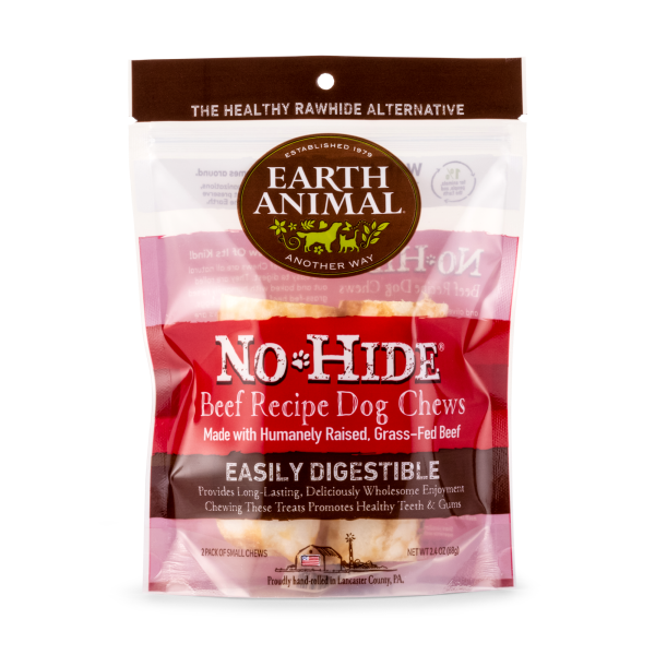 Earth Animal NoHide Chew Beef Small 2pk