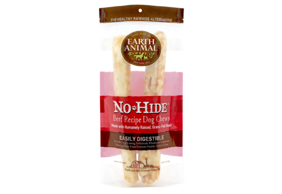 Earth Animal NoHide Chew Beef Large 2pk