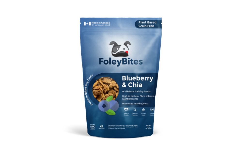 FoleyBites Blueberry Chia 400 gm