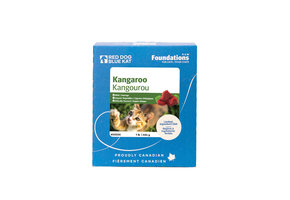 Red Dog Blue Kat Foundations Kangaroo Recipe for Cats 4 x 1/4 lb