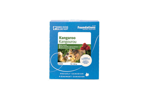 Red Dog Blue Kat Foundations Kangaroo Recipe for Cats1 lb
