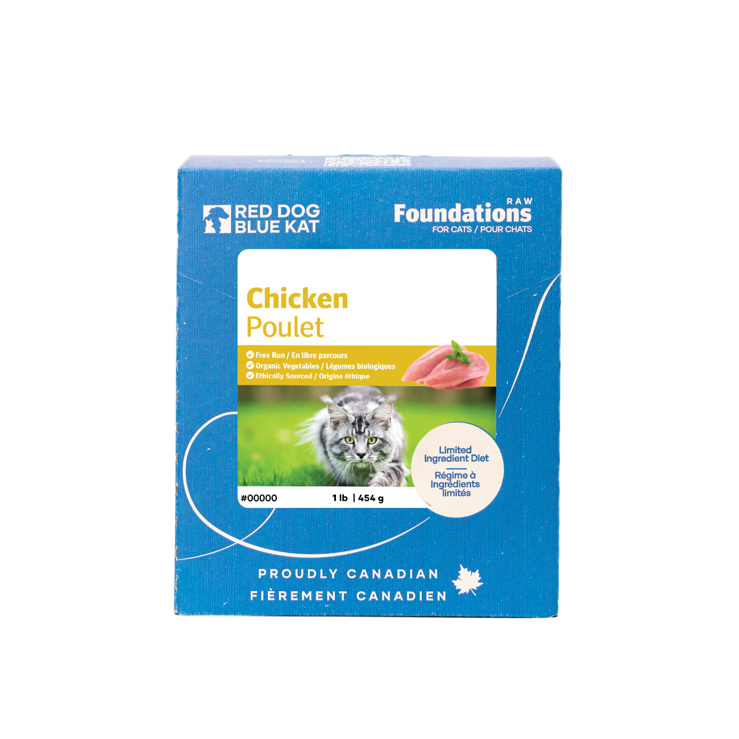 Red Dog Blue Kat Foundations Chicken Recipe for Cats 1lb