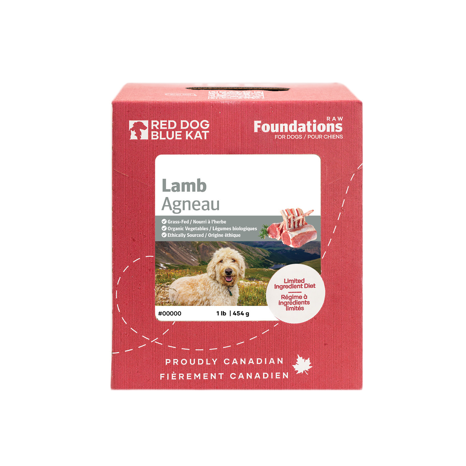 Red Dog Blue Kat Foundations Lamb Recipe for Dogs 1lb