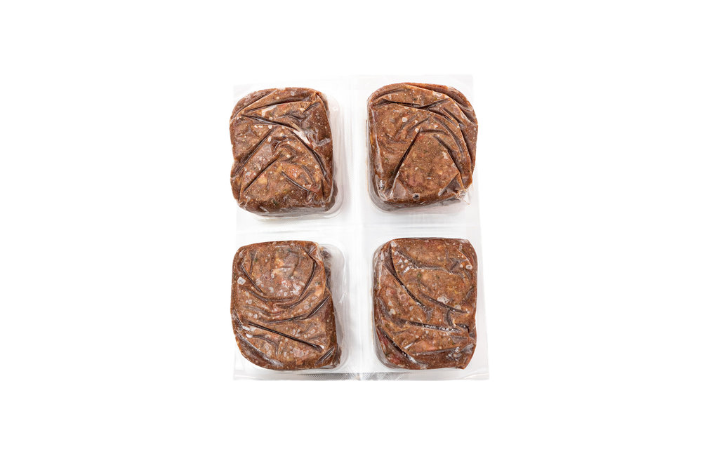 Red Dog Blue Kat Foundations Bison Recipe for Dogs 4 x 1/4lb