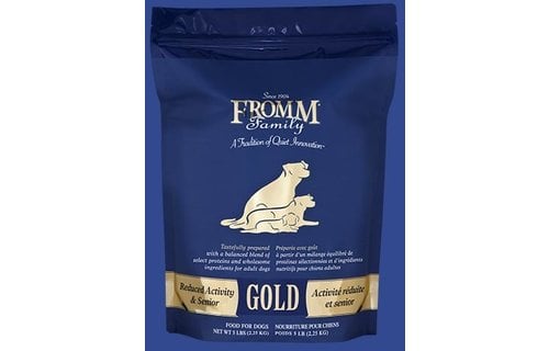 Fromm gold reduced activity shop and senior dry dog food