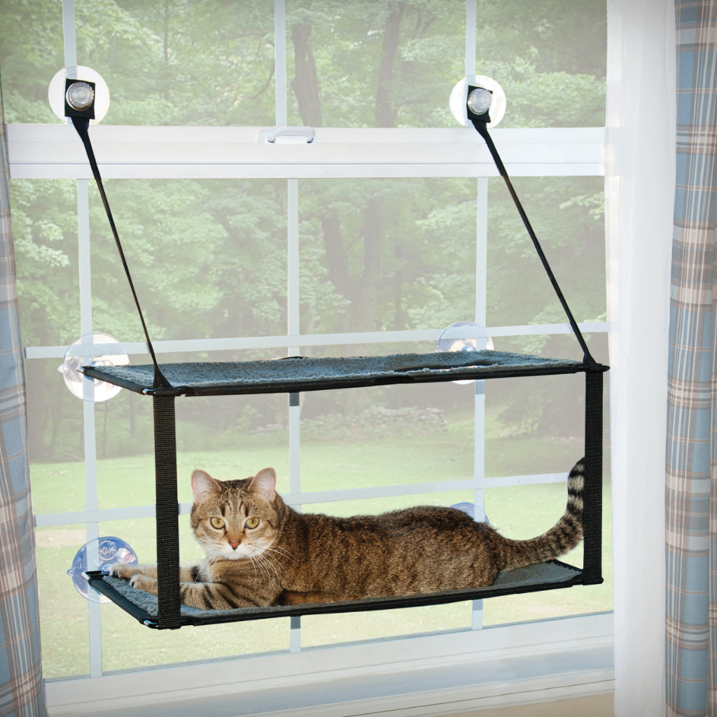 K&H EZ Window Mount Double Kitty Sill 12x23''