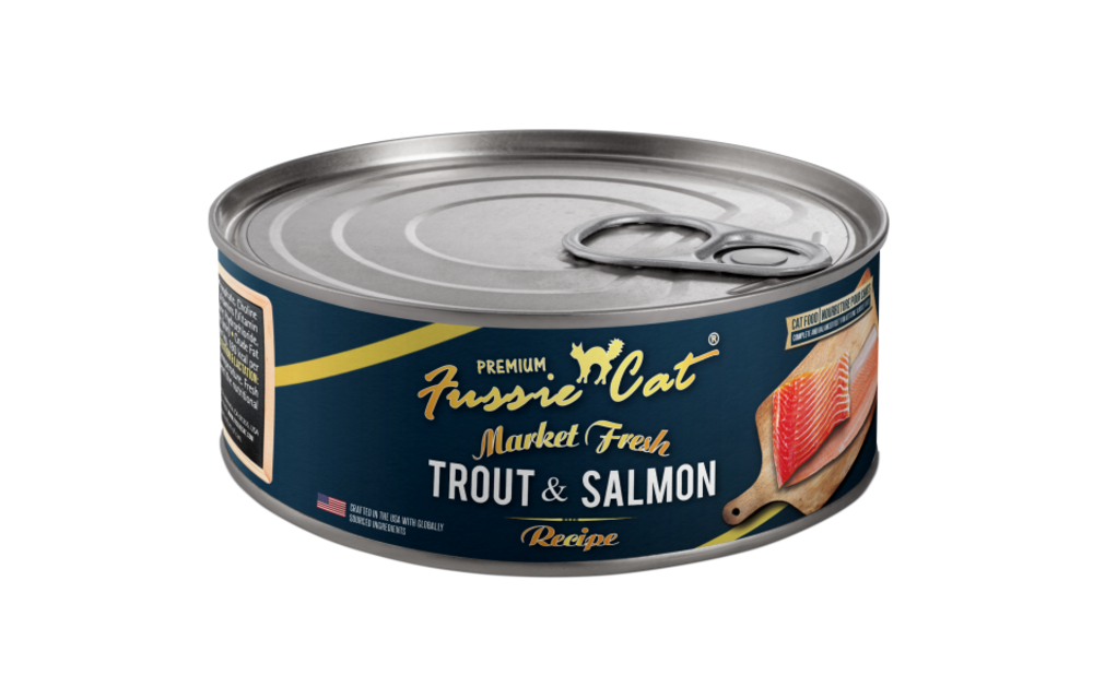 Fussie Cat Trout & Salmon 5.5oz