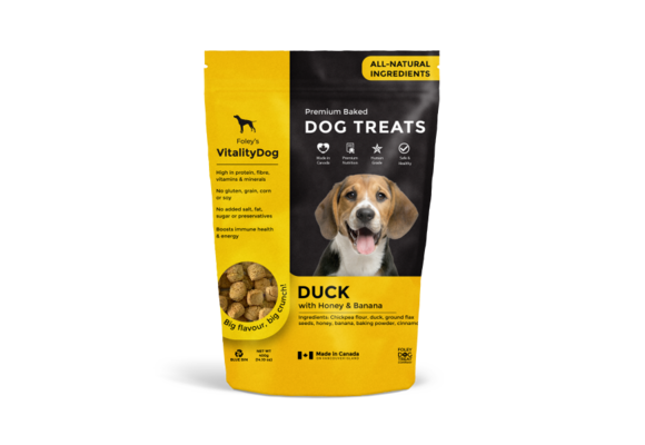 Foley Vitality Duck Honey & Banana 400gm