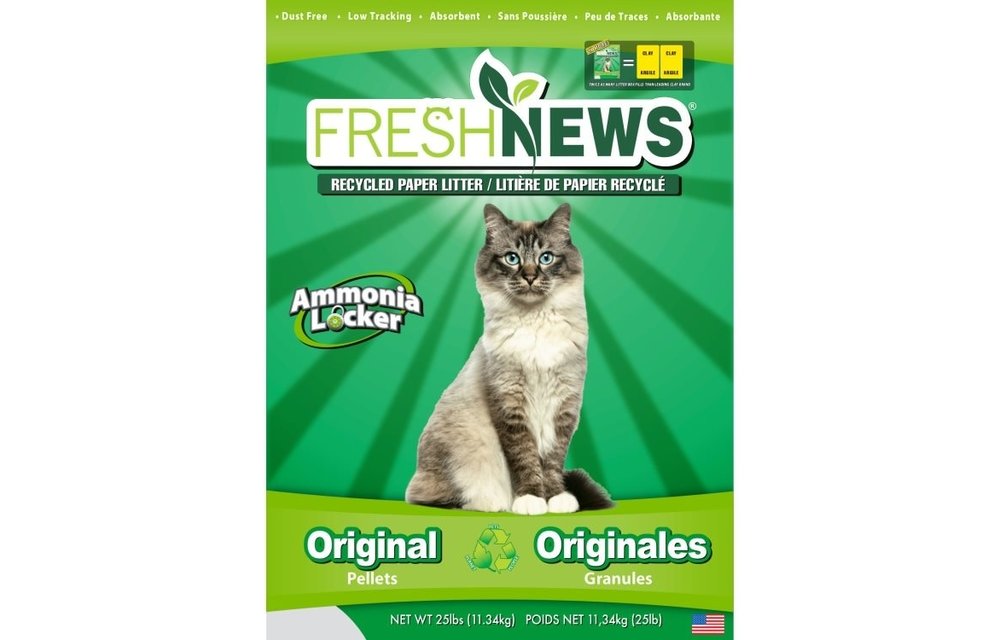 Fresh News Paper Cat Litter 11.34 kg