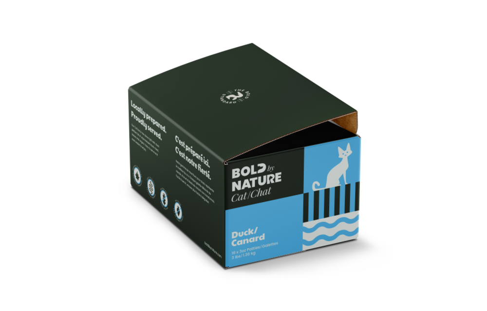 Bold By Nature Duck Patties for Cats 3lb