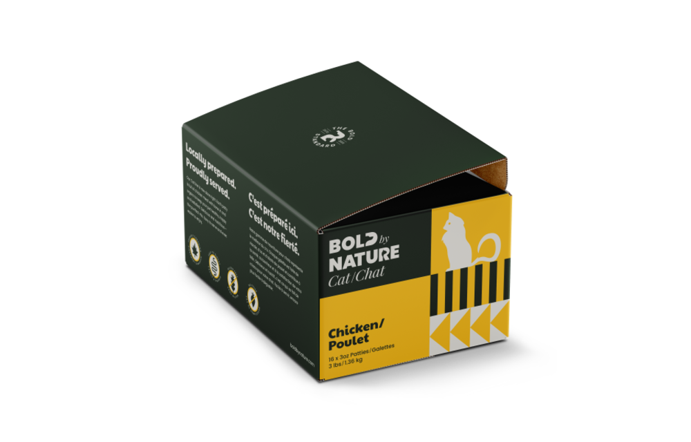 Bold by Nature Chicken Patties for Cats 3lb