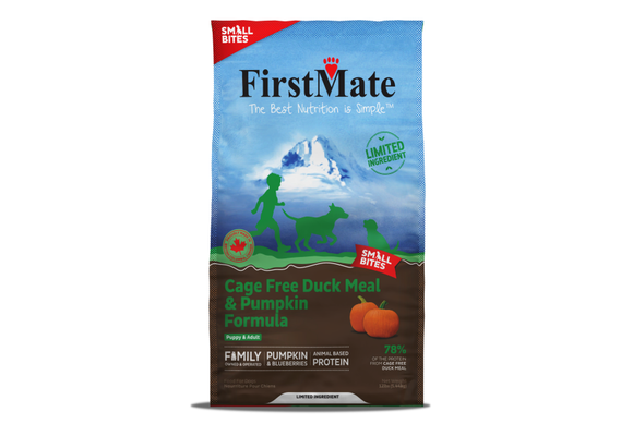 FirstMate Dog LID GF Duck & Pumpkin Small Bites 5.4kg