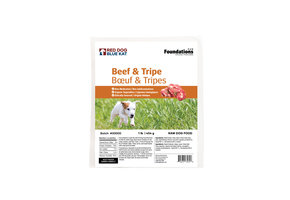 Red Dog Blue Kat Foundations Beef & Tripe Recipe for Dogs 1 lb