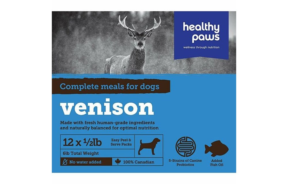 Healthy Paws Complete Dinner Venison 2.6kg