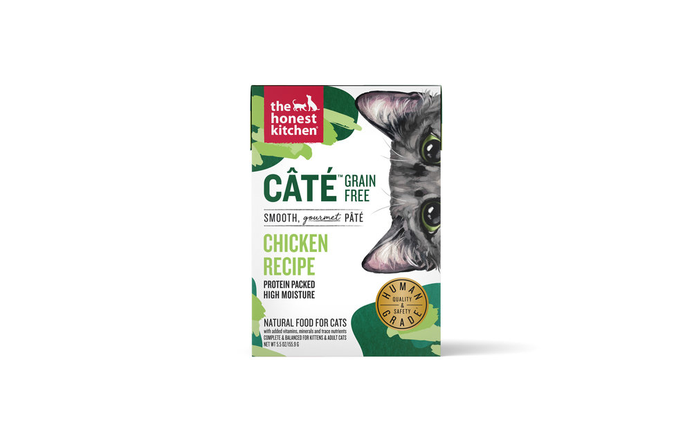 The Honest Kitchen Cat CÂTÉ Chicken Pate 5.5oz