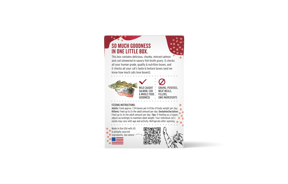 The Honest Kitchen Cat Minced Salmon & Cod 5.5oz