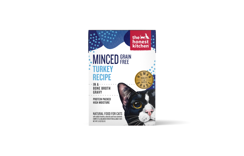 The Honest Kitchen Cat Minced Turkey 5.5oz
