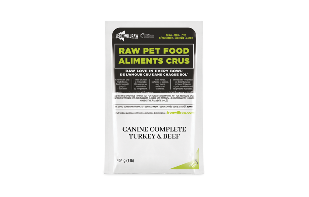 Iron Will Raw Complete Turkey & Beef Dinner 12/1 lb