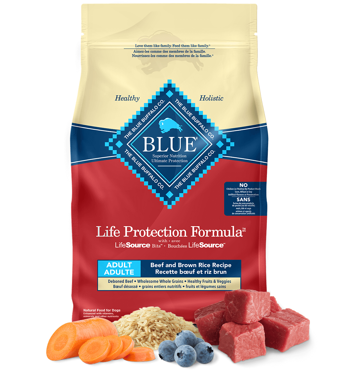 Blue Dog LPF Adult Beef & Rice 26Lb