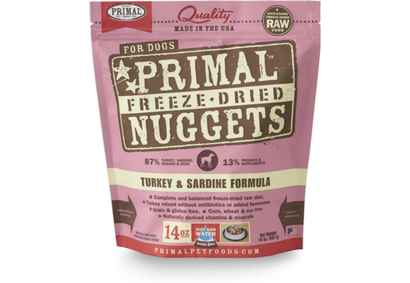 Primal Dog FD Turkey & Sardine 14oz