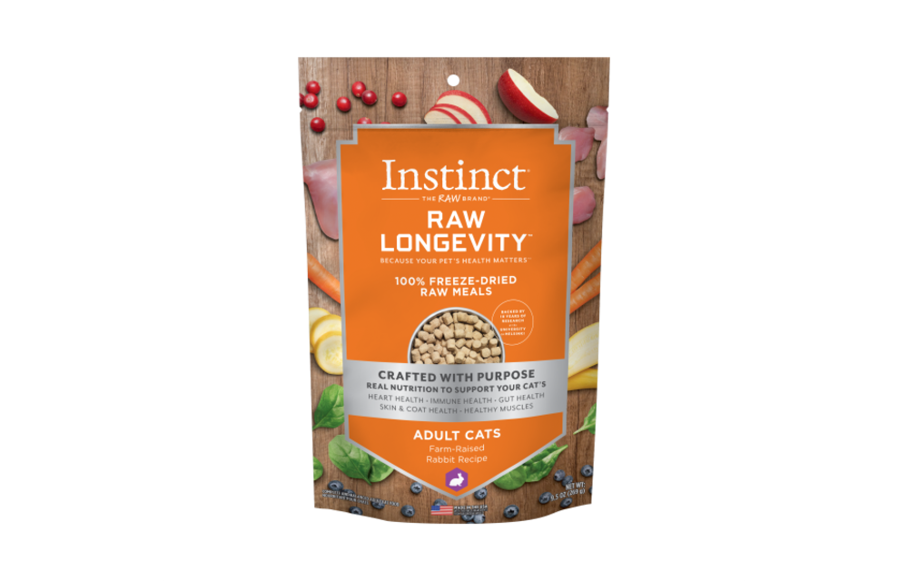Instinct Instinct Cat Raw Longevity FD Meals Rabbit 9.5oz