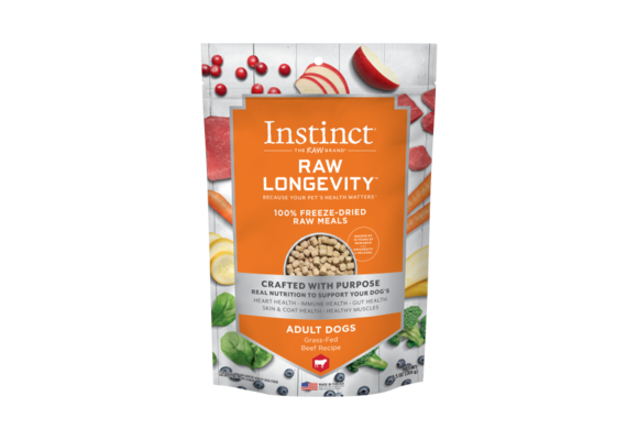 *Disc* Instinct Dog Raw Longevity FD Beef 9.5oz