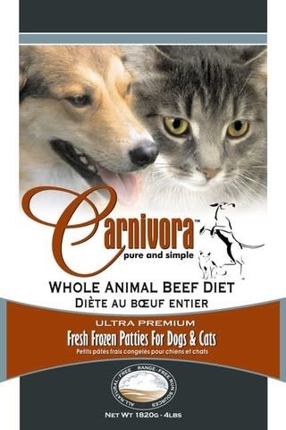 *Disc Size*Carnivora Beef Diet 25lb