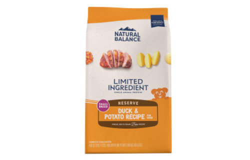 Natural Balance Small Breed Pot/Duck 4lbs