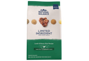 Natural Balance LID Lamb & Rice Dog 12 lb