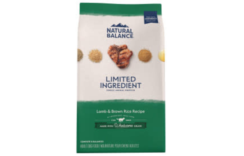 Natural Balance Dog LID Lamb & Rice 24Lb