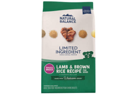 Natural Balance LID Lamb & Rice Sml Breed Dog 12 lb