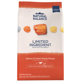 Natural Balance LID Salmon & SwPotato Dog 12 lb