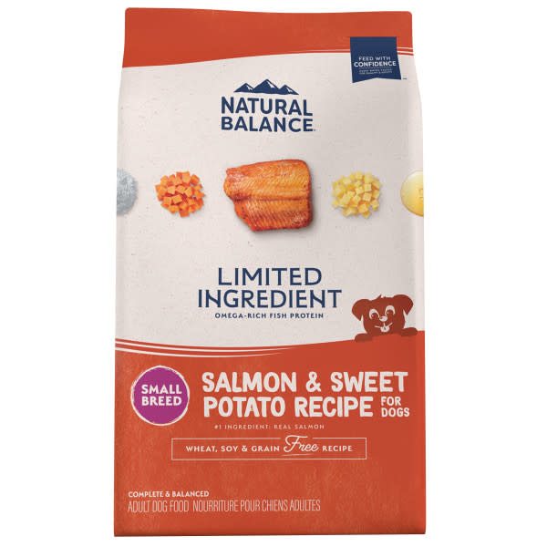 Natural Balance LID Salmon & SwPotato Small Breed Dog 12 lb