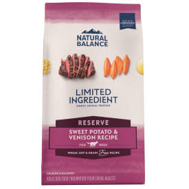 Natural Balance Dog LID Sweet Potato & Venison 4Lb